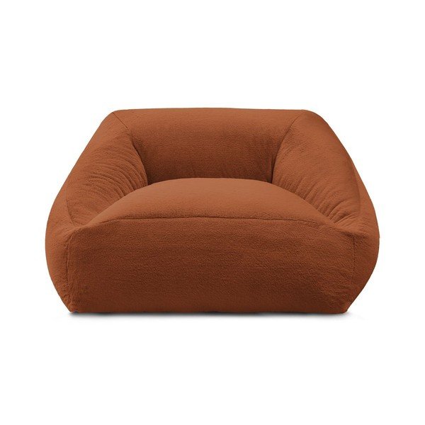 Oranžový sedací vak z umělé kožešiny Lilibet – Bobochic Paris-image-3