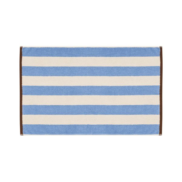 Modrá textilní koupelnová předložka 50x80 cm Gobo – noo.ma