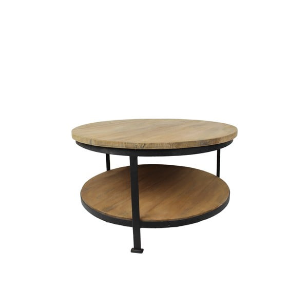 Konferenční stolek z kovu a dřeva HSM collection Base