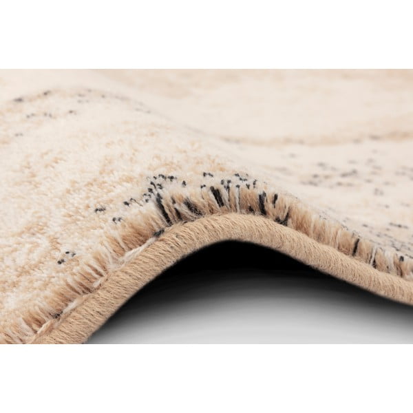 Béžový vlněný koberec 200x300 cm Eddy – Agnella-image-2