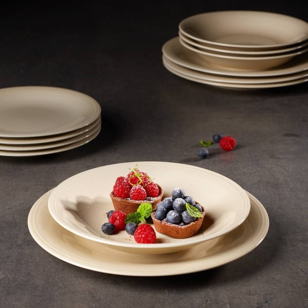 Bílo-béžový porcelánový talíř Villeroy & Boch Like Color Loop, ø 28,5 cm-image-2