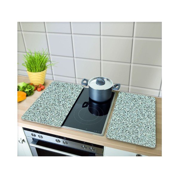 Skleněný kryt na sporák Granite, 2 ks-image-2