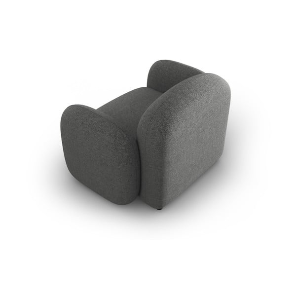 Tmavě šedé křeslo Blair – Micadoni Home-image-4
