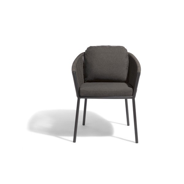 Černá kovová zahradní židle Omer – Diphano-image-2