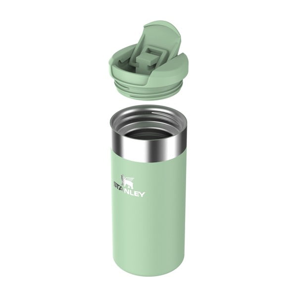 Šalvějově zelený termo hrnek z nerezové oceli 350 ml AeroLight™ Transit Mug Pistachio – Stanley-image-1