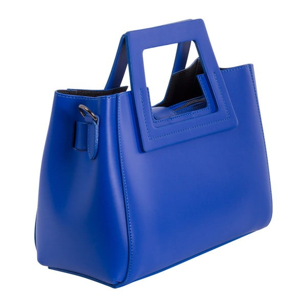 Modrá kabelka z pravé kůže Andrea Cardone Alessia