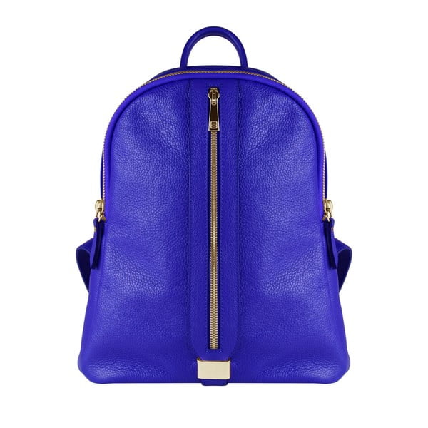 Modrý kožený batoh Maison Bag Lisa
