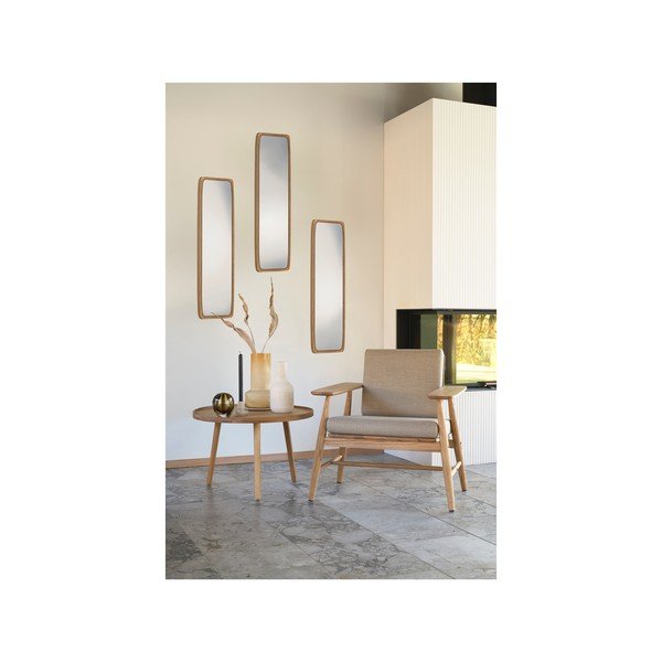 Nástěnné zrcadlo s dřevěným rámem 23x80 cm Bodo – Villa Collection-image-2