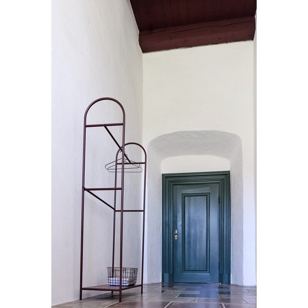 Vínový kovový stojan na oblečení 92x186x39 cm Arch – Mette Ditmer Denmark-image-3