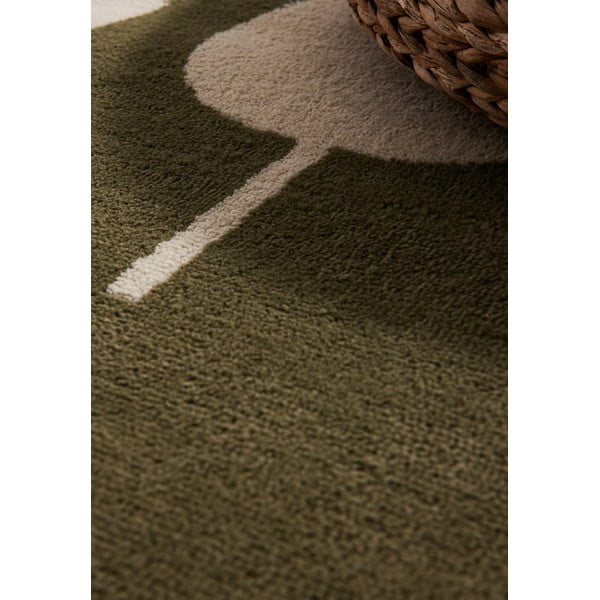 Khaki dětský koberec 120x170 cm Lovely Leaves – Hanse Home-image-3