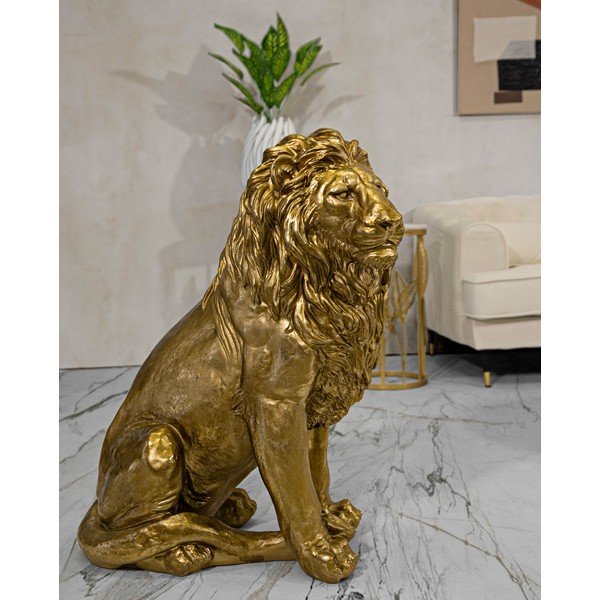 Soška z polyresinu 80 cm Lion – Mauro Ferretti-image-1