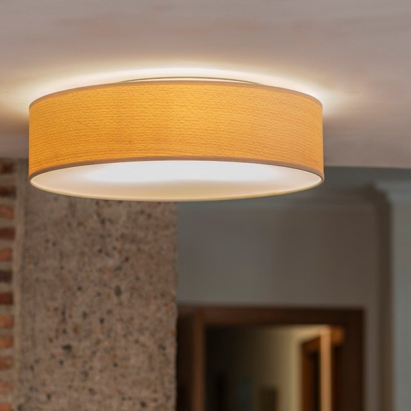 Stropní svítidlo z přírodní dýhy v barvě běleného buku Sotto Luce TSURI L, ⌀ 40 cm-image-4