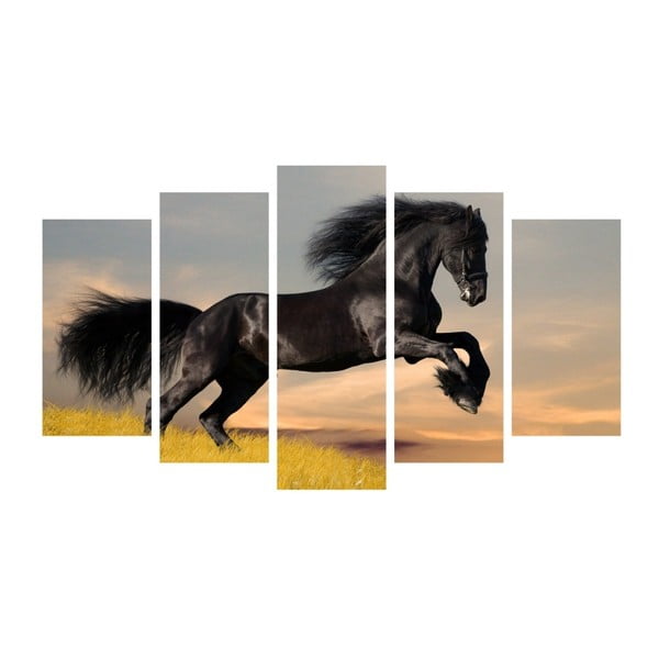 Vícedílný obraz Insigne Horse Shape, 102 x 60 cm
