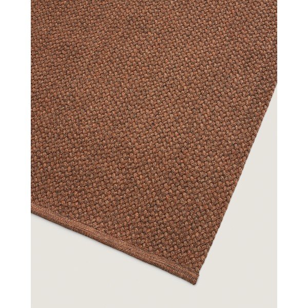 Vnitřní a venkovní koberec z recyklovaných vláken v terakotové barvě 160x230 cm Despas – Kave Home-image-4