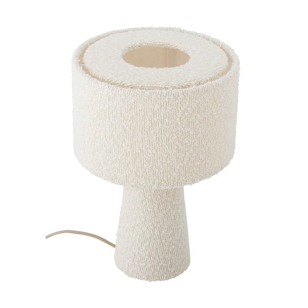 Bílá stolní lampa s textilním stínidlem (výška 30 cm) Emmie – Bloomingville-image-4