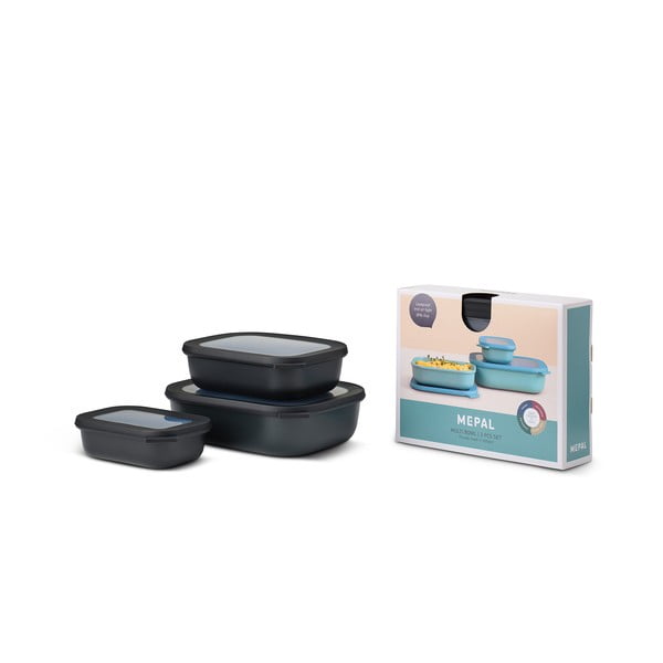 Potravinové krabičky v sadě 3 ks Cirqula – Mepal-image-2