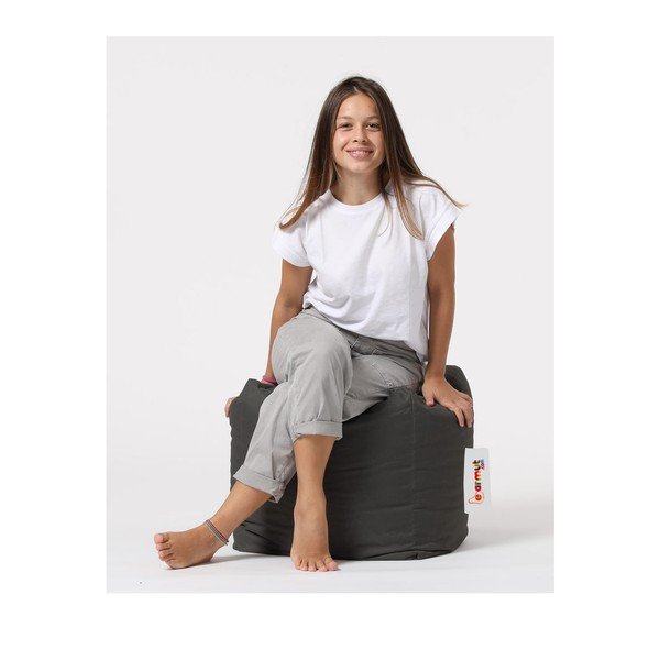 Tmavě šedý sedací vak Emil – Floriane Garden-image-1