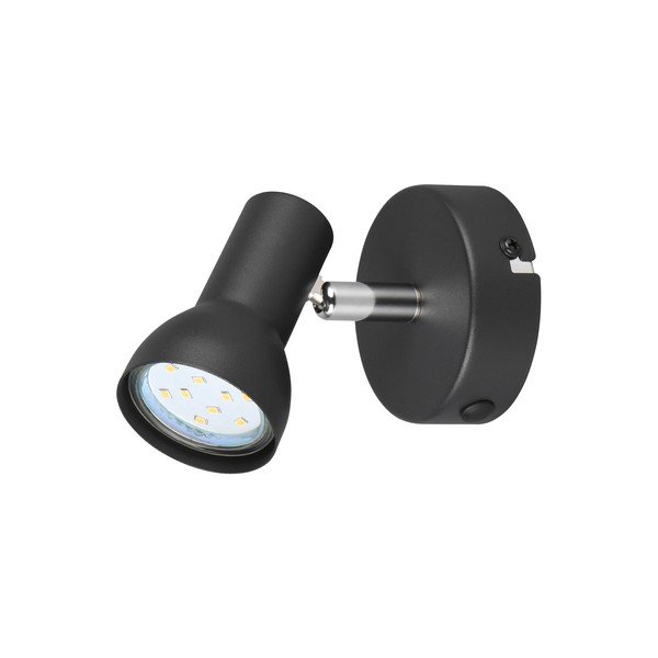 Černé bodové svítidlo ø 8 cm Cantar – Reality