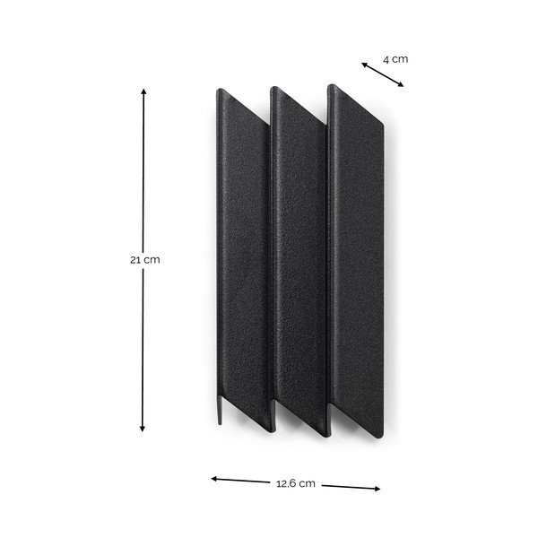 Černý kovový nástěnný věšák 13 cm Sensu – Spinder Design-image-4