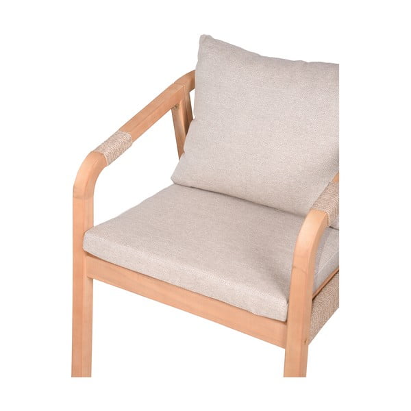 Dřevěné zahradní židle v sadě 2 ks v přírodní barvě Bogota – Garden Pleasure-image-2