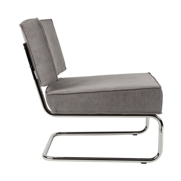 Světle šedé křeslo Zuiver Rib-image-2