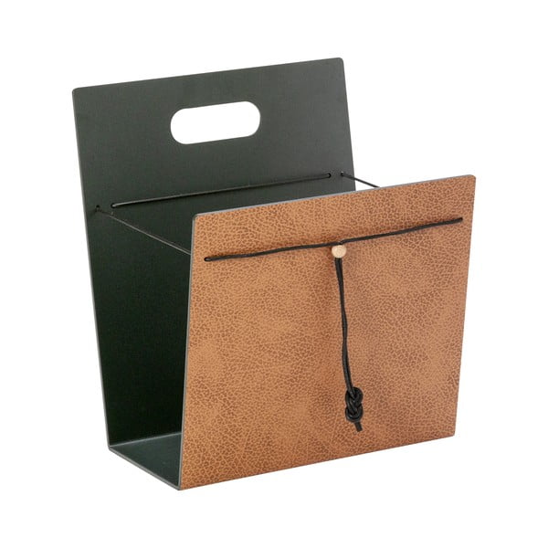 Kovový/z eko kůže stojan na časopisy Bull M – LIND DNA