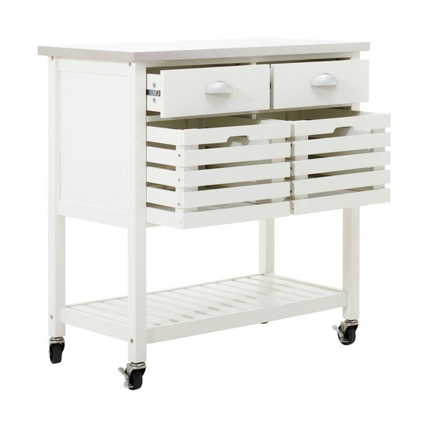Servírovací stolek na kolečkách 46x86 cm Frankfurt – Premier Housewares-image-4