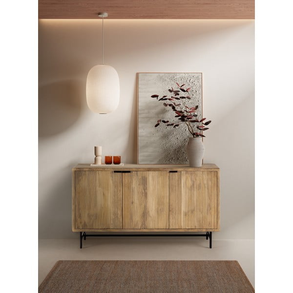 Komoda z mangového dřeva v přírodní barvě 150x85x40 cm Mundra – MOME-image-4