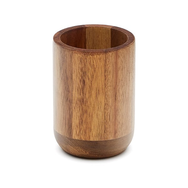 Dřevěný kelímek na zubní kartáčky v přírodní barvě Senda – Kave Home