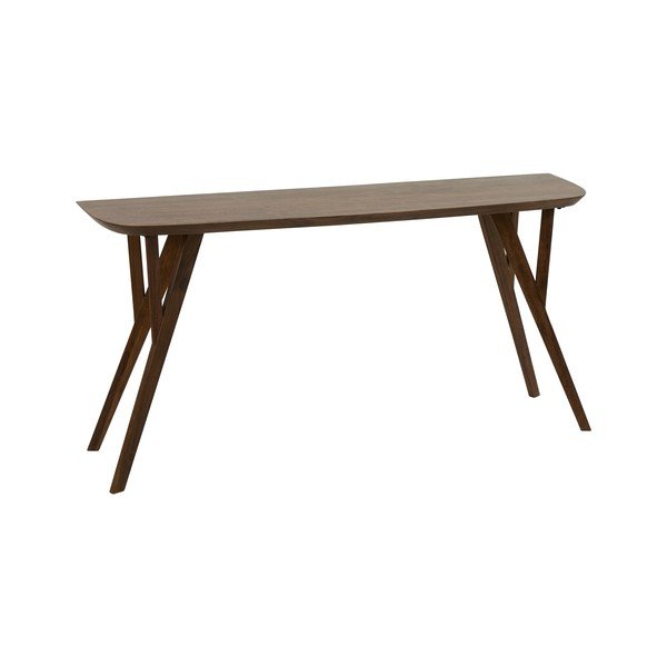 Konzolový stolek z masivu akácie v tmavě přírodní barvě 44x160 cm Quenza – Light & Living