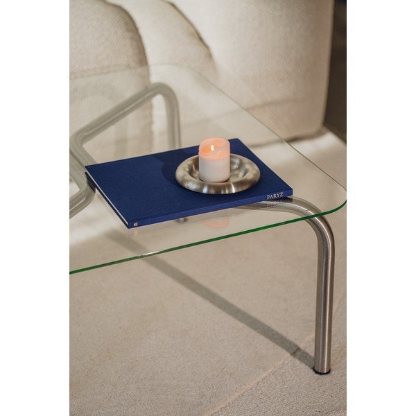 Konferenční stolek se skleněnou deskou ve stříbrné barvě 60x80 cm Uku – noo.ma-image-3