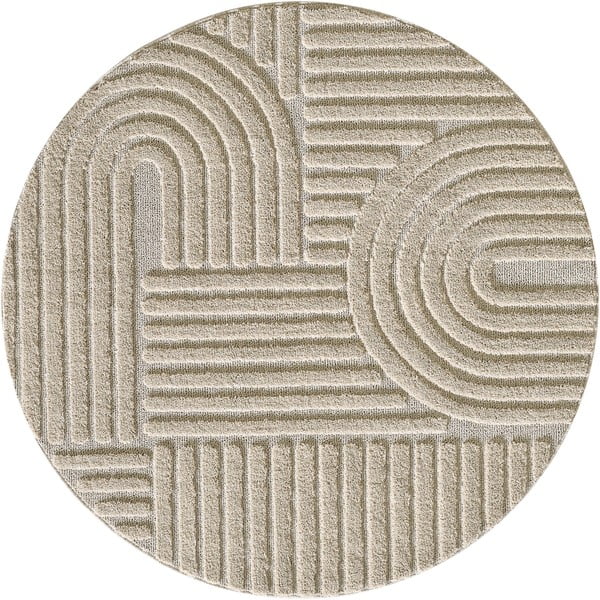 Béžový kulatý koberec ø 200 cm Art – Ayyildiz Carpets