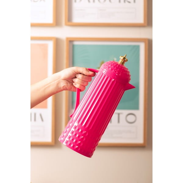 Růžová termoska 920 ml Crown  – PT LIVING-image-1