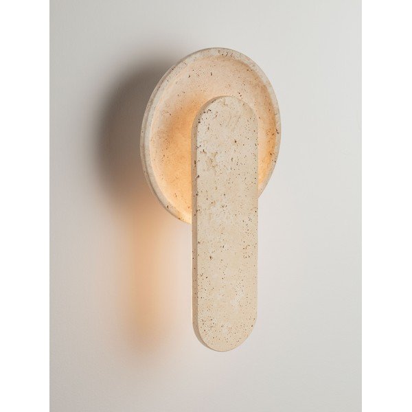 Béžové kamenné LED nástěnné svítidlo Mavis – Nova Luce-image-1