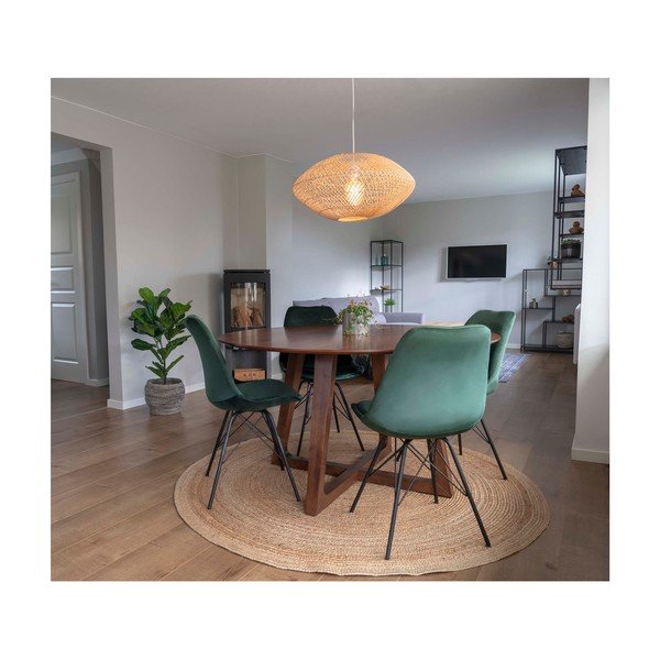 Sada 2 tmavě zelených jídelních židlí House Nordic Oslo-image-4