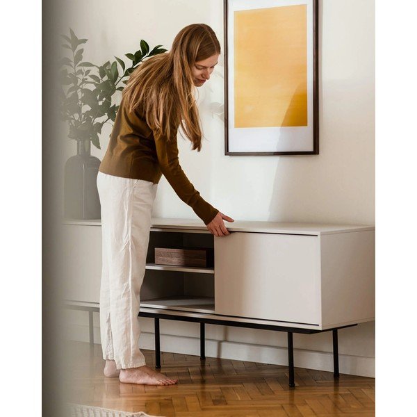 Šedobéžový TV stolek 189x61x42 cm Mod – noo.ma-image-3