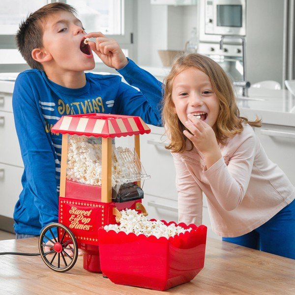 Červený popcornovač InnovaGoods Popcorn Maker-image-2