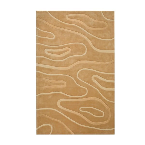 Ručně tkaný koberec Phoenix, 120x180 cm, béžový