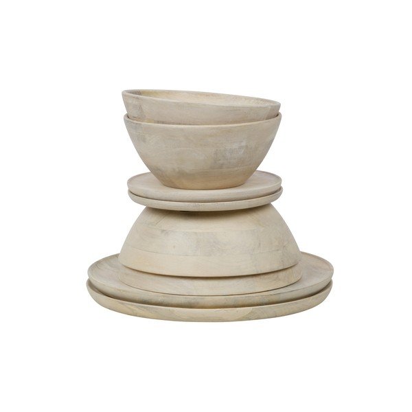 Podnos z mangového dřeva BePureHome, ø 41 cm-image-1