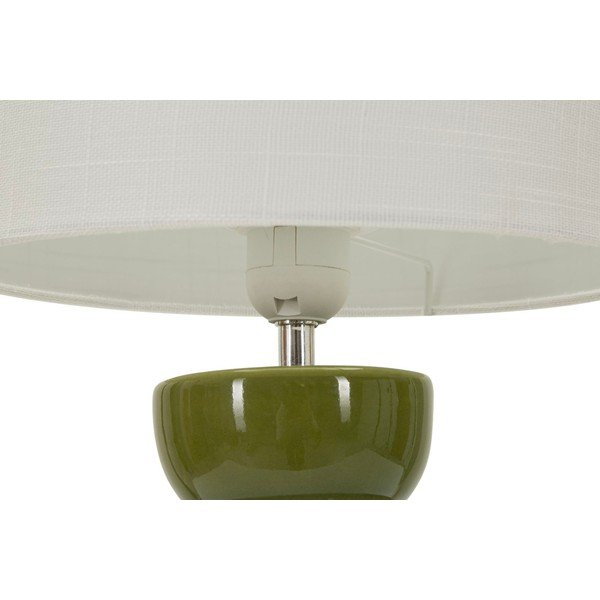 Bílá/zelená keramická stolní lampa s textilním stínidlem (výška 46 cm) Torr – Mauro Ferretti-image-4