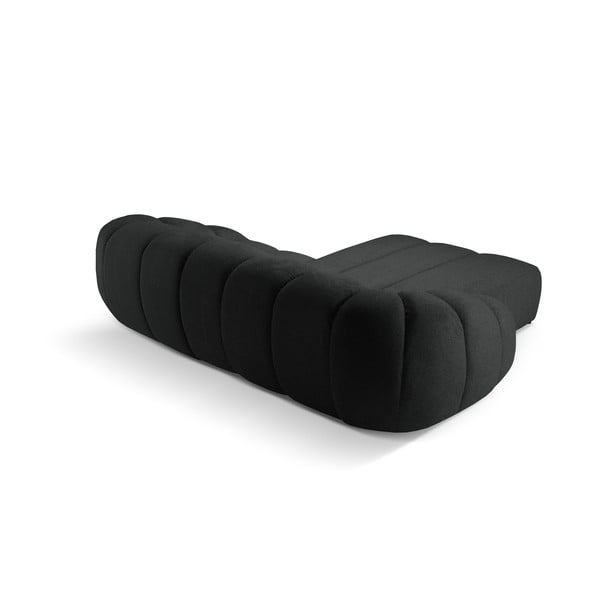 Černá rohová pohovka (levý roh) Diana – Micadoni -image-3