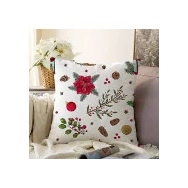Povlak na polštář s vánočním motivem 43x43 cm Merry Christmas – Mila Home-image-1