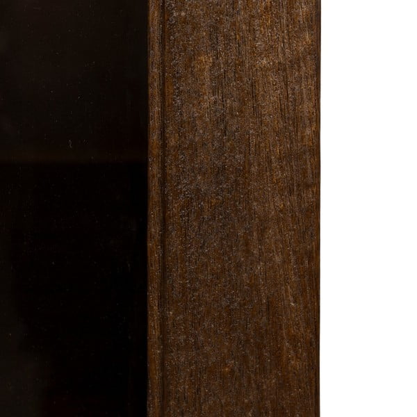 Hnědá vitrína z mangového dřeva 40x180x40 cm Ravi – Ixia-image-4