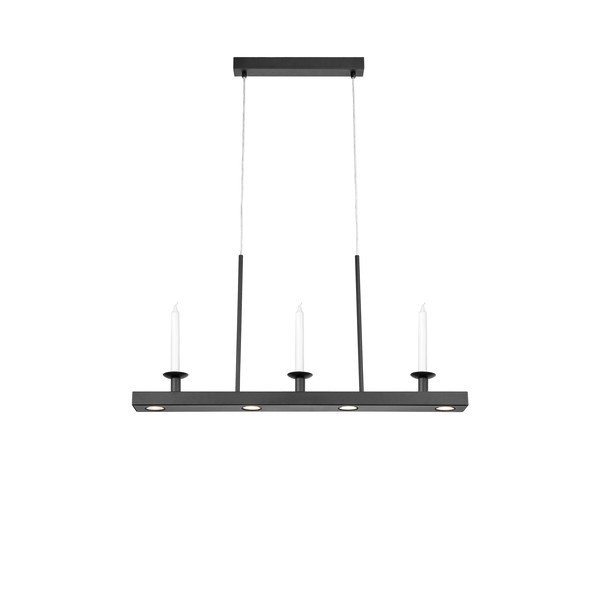 Černé kovové LED stmívatelné závěsné svítidlo Dining – Markslöjd