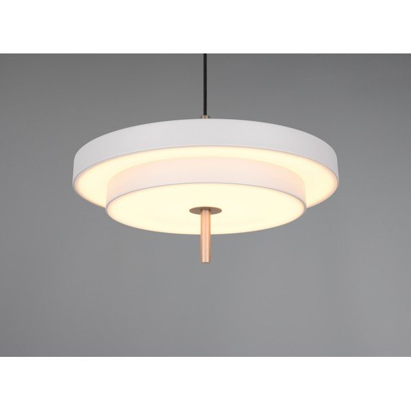 Slonovinové LED stmívatelné závěsné svítidlo Keaton – Trio-image-1