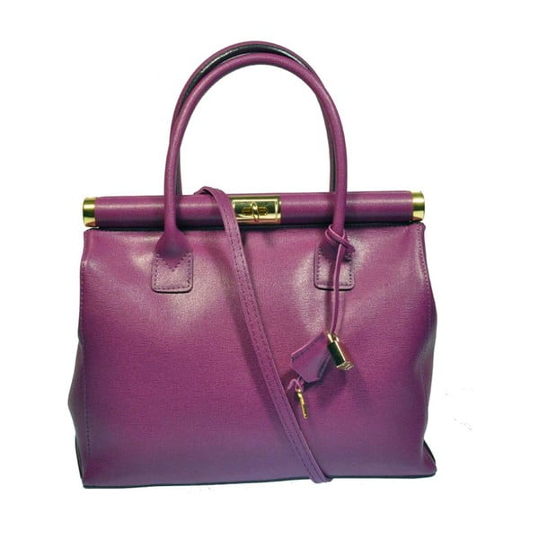 Kožená kabelka Bast Purple