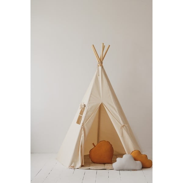 Dětský stan teepee Beige - Moi Mili-image-1