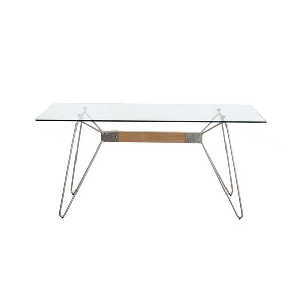 Jídelní stůl s černýma nohama Marckeric Nicole, 160 x 90 cm-image-4