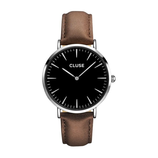 Hodinky Cluse La Bohéme Silver/Black Brown