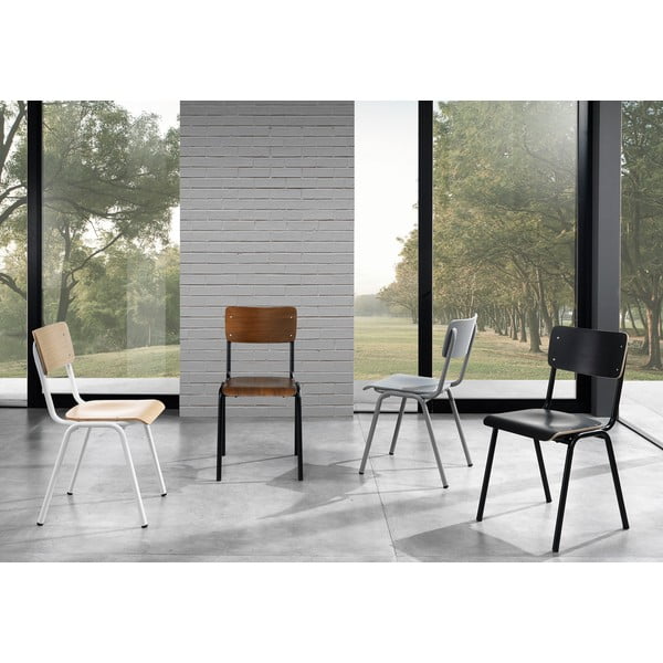 Šedé jídelní židle v sadě 2 ks Old School - Tomasucci-image-1